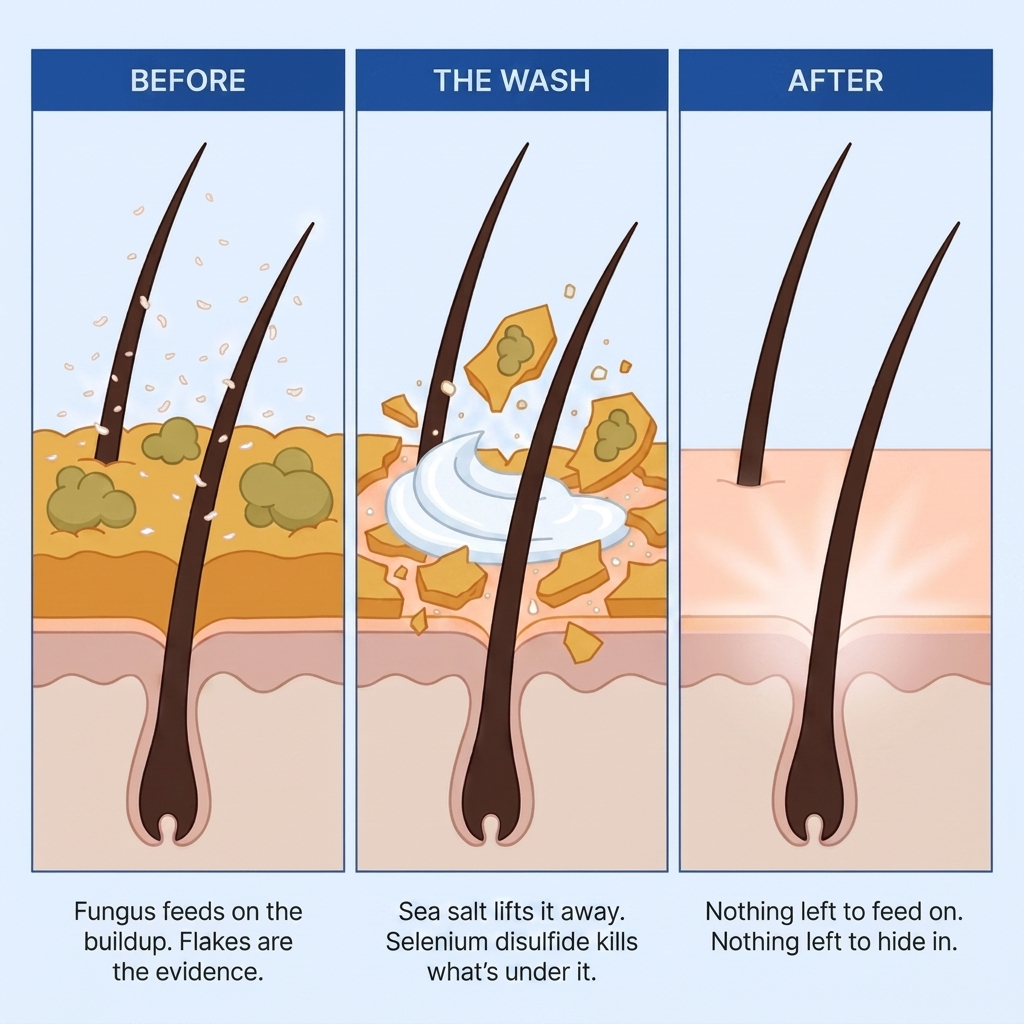 Scalp Microbiome Solution for Flakes, Itch & Oily Scalp